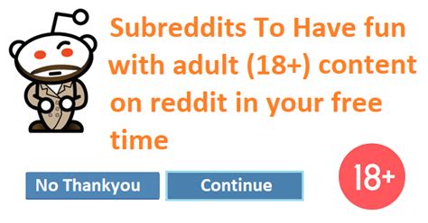 You may need to. . Best adult subreddits